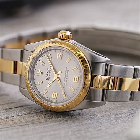 rolex classic oyster 2 tone womens|rolex two tone oyster perpetual.